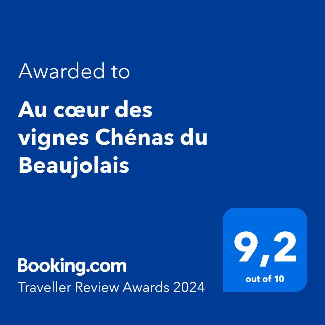 Ferienwohnung Au Coeur Des Vignes Chenas Du Beaujolais La Chapelle-de-Guinchay Exterior foto